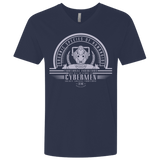 T-Shirts Midnight Navy / X-Small Who Villains Cybermen Men's Premium V-Neck