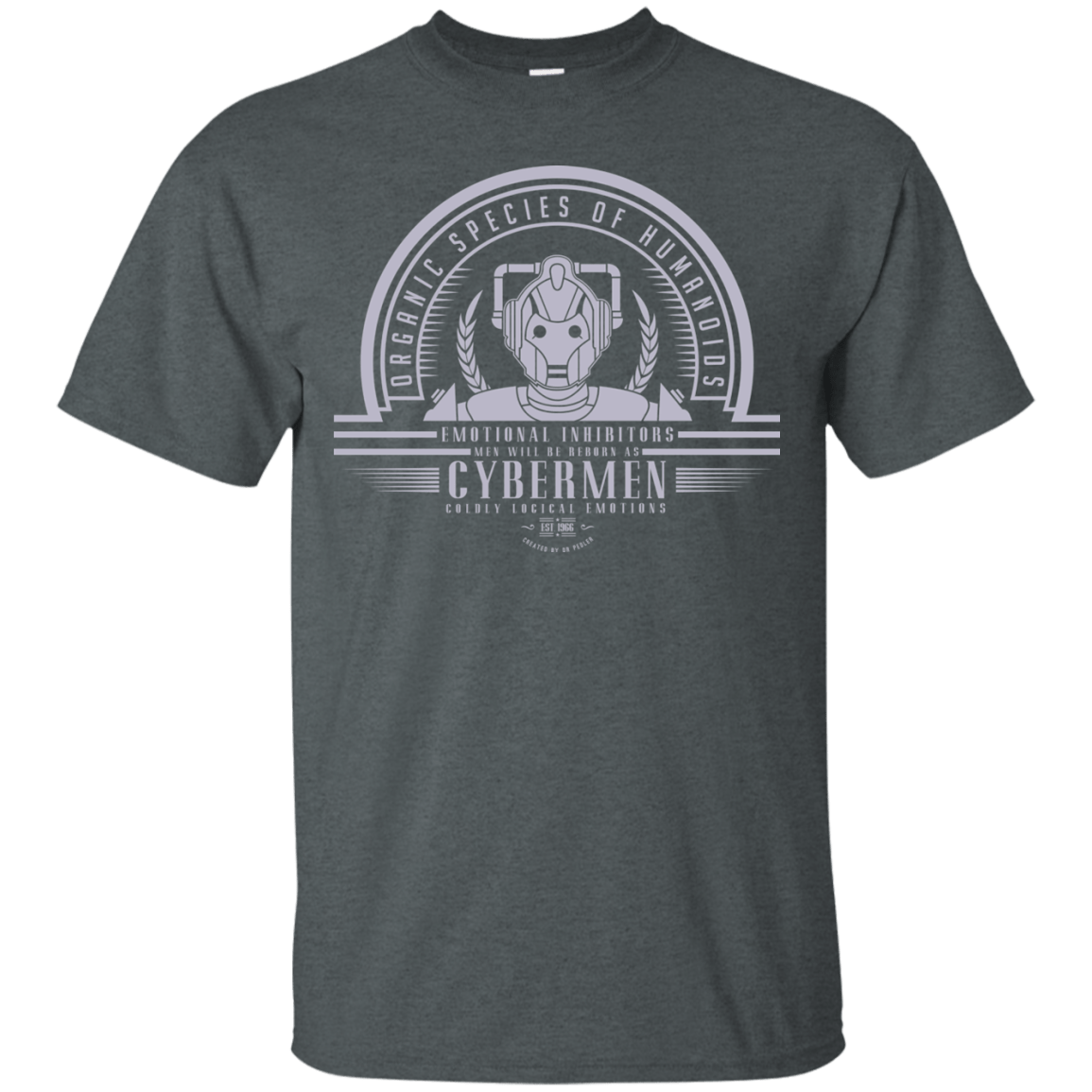T-Shirts Dark Heather / Small Who Villains Cybermen T-Shirt