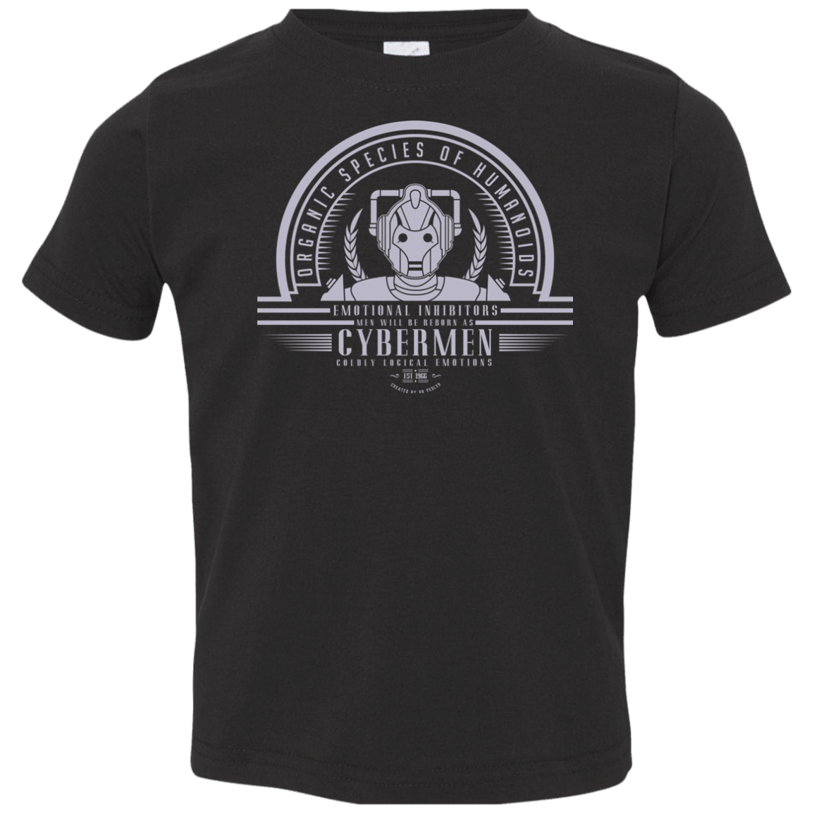 T-Shirts Black / 2T Who Villains Cybermen Toddler Premium T-Shirt