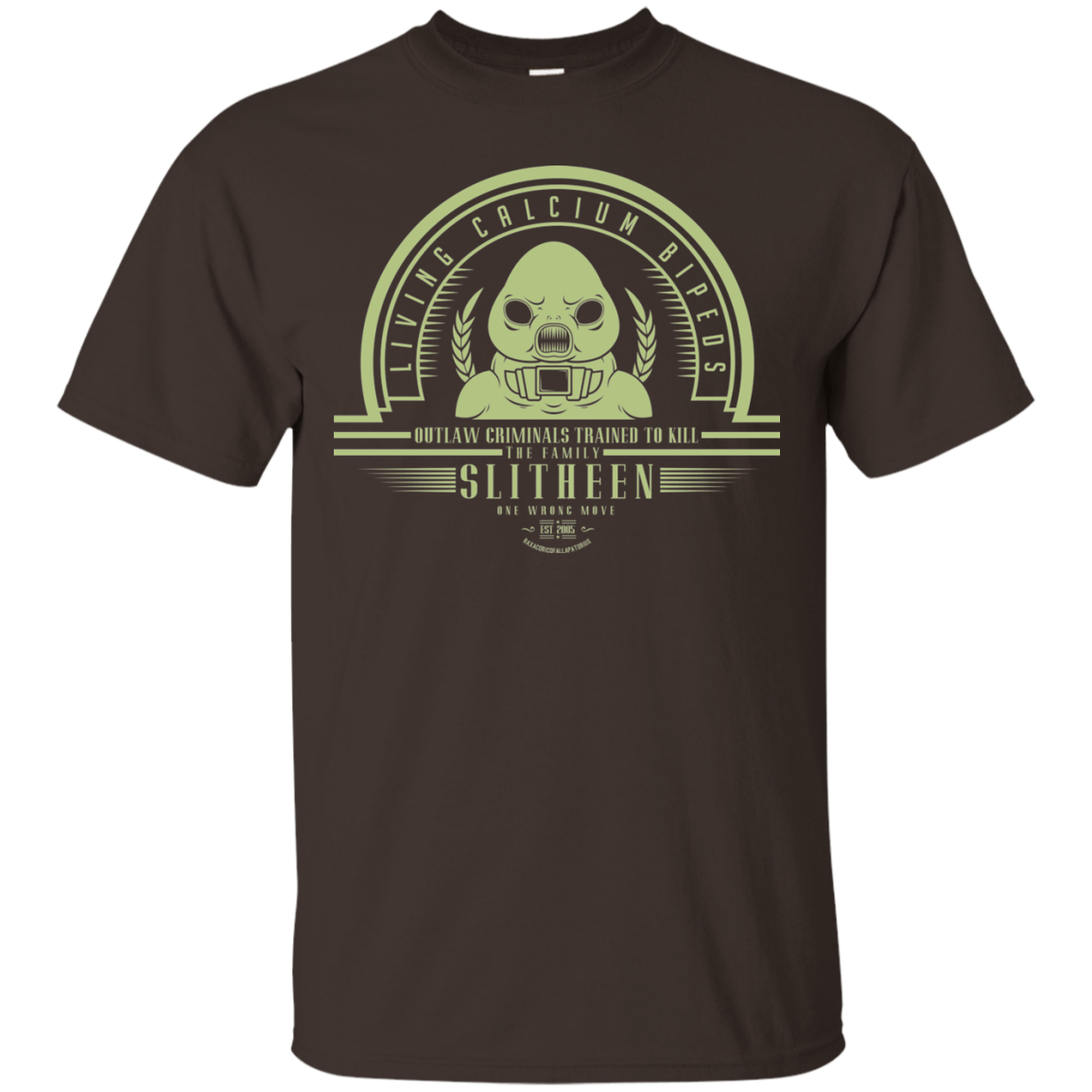 T-Shirts Dark Chocolate / Small Who Villains Slitheen T-Shirt