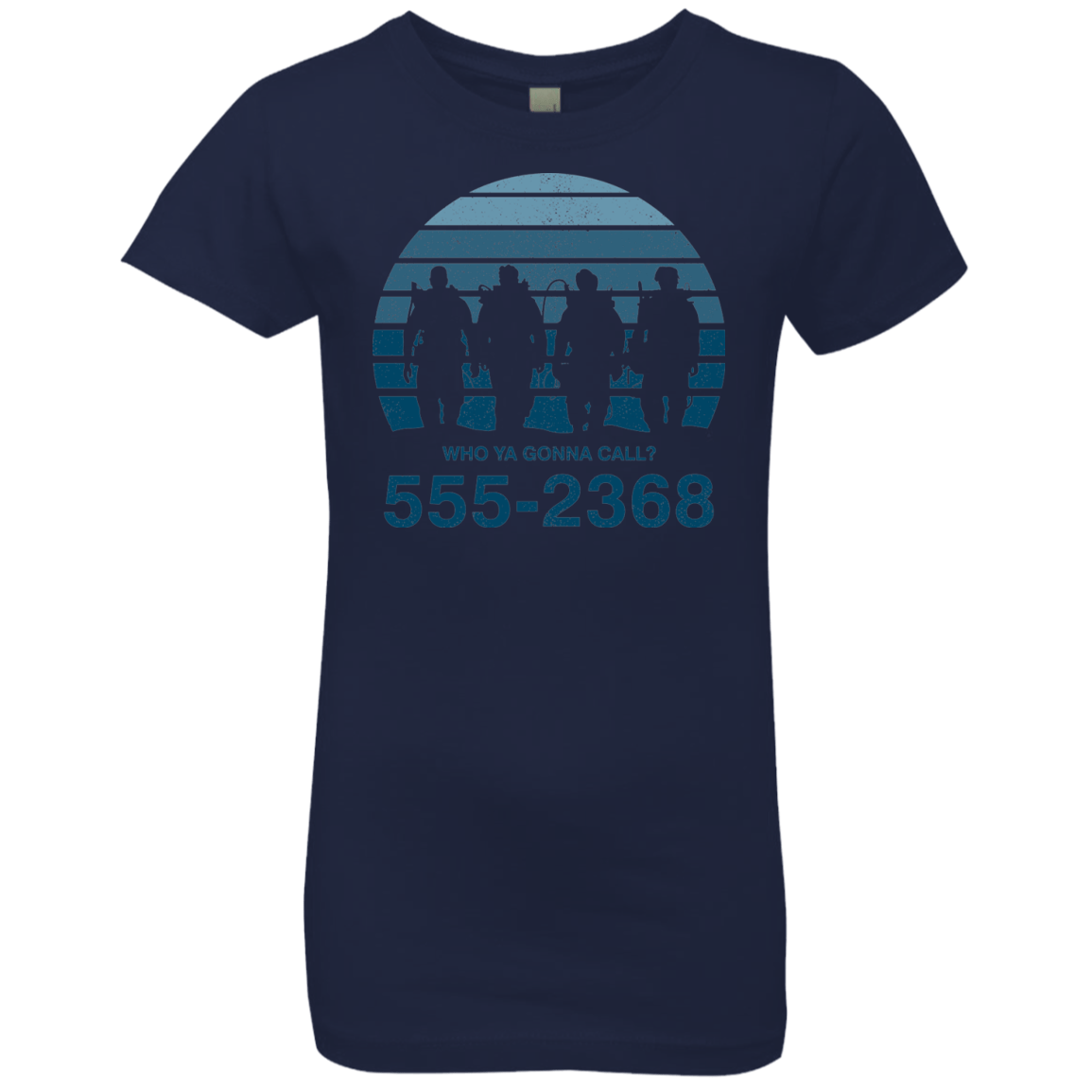 T-Shirts Midnight Navy / YXS Who Ya Gonna Call Girls Premium T-Shirt