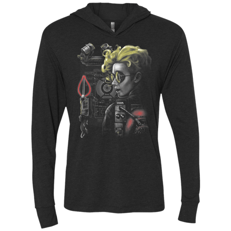 T-Shirts Vintage Black / X-Small Who You Gonna Call Triblend Long Sleeve Hoodie Tee