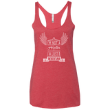 T-Shirts Vintage Red / X-Small Whovian Hipster Women's Triblend Racerback Tank