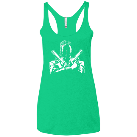 T-Shirts Envy / X-Small Wick Women's Triblend Racerback Tank