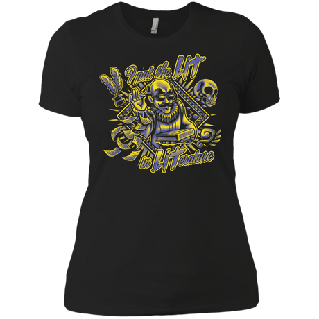 T-Shirts Black / X-Small William Shakespeare Lit in Literature Women's Premium T-Shirt