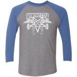 T-Shirts Premium Heather/ Vintage Royal / X-Small WINCHESTER Men's Triblend 3/4 Sleeve