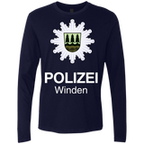 T-Shirts Midnight Navy / Small Winden Polizei Men's Premium Long Sleeve