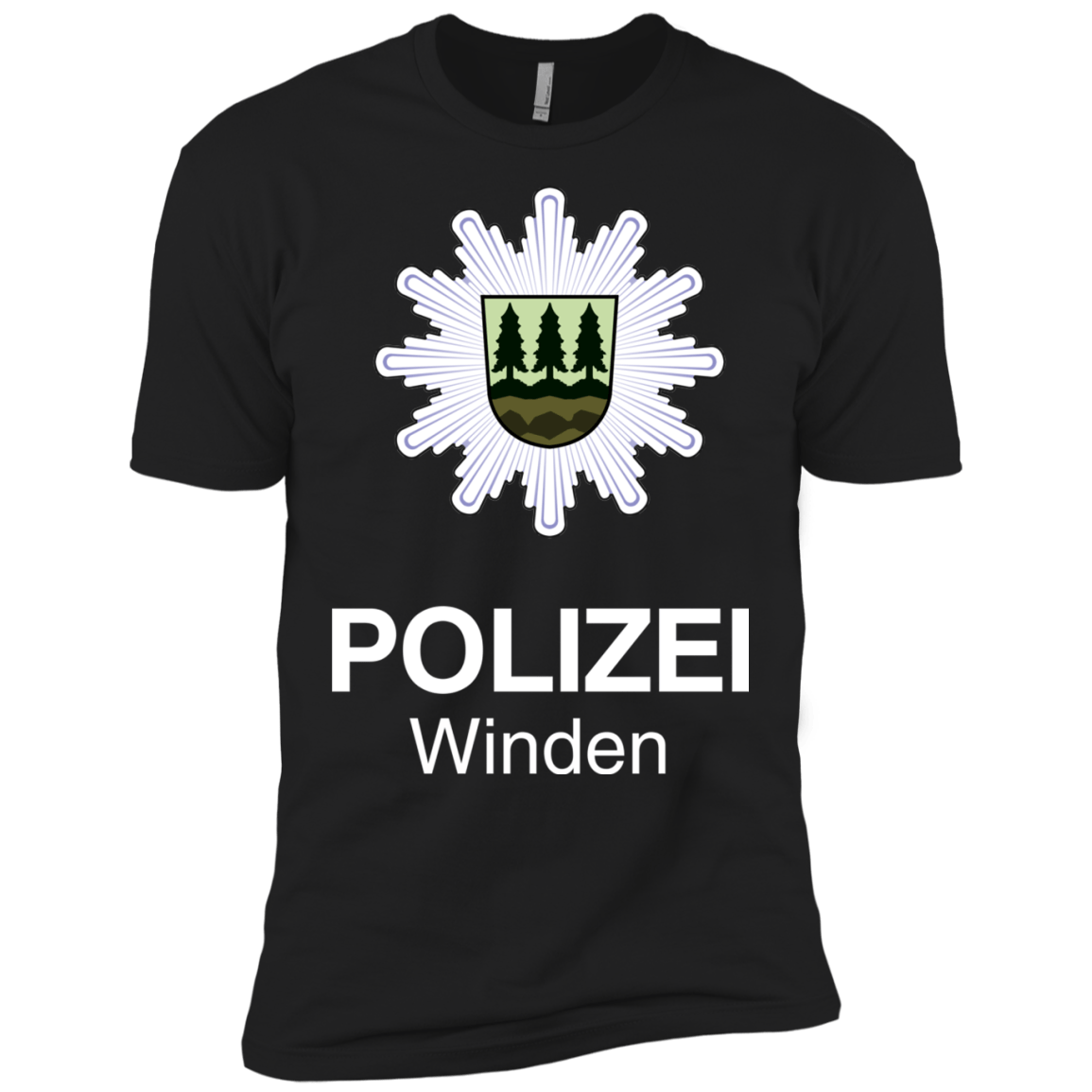 T-Shirts Black / X-Small Winden Polizei Men's Premium T-Shirt