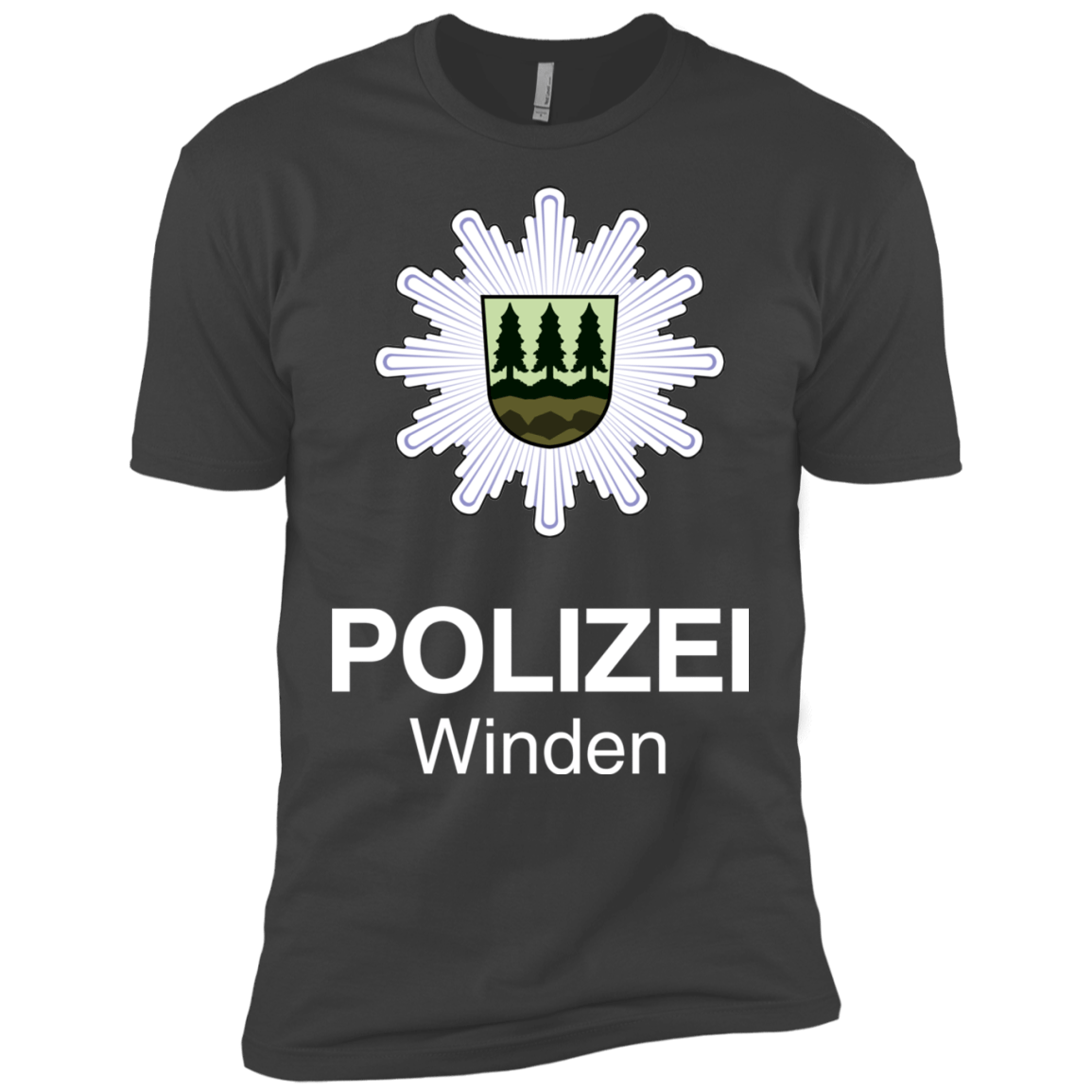 T-Shirts Heavy Metal / X-Small Winden Polizei Men's Premium T-Shirt