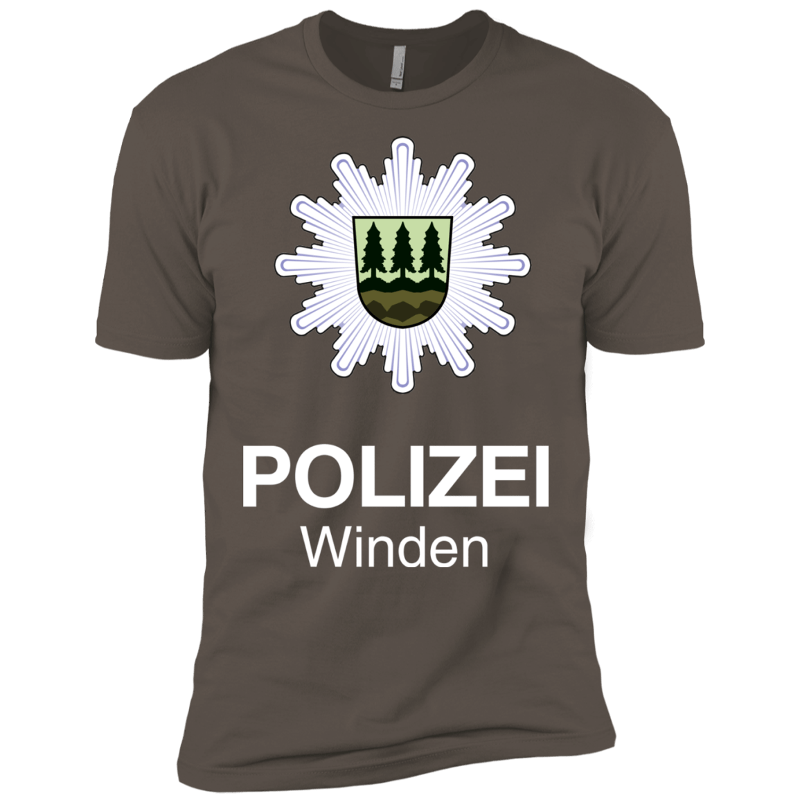 T-Shirts Warm Grey / X-Small Winden Polizei Men's Premium T-Shirt