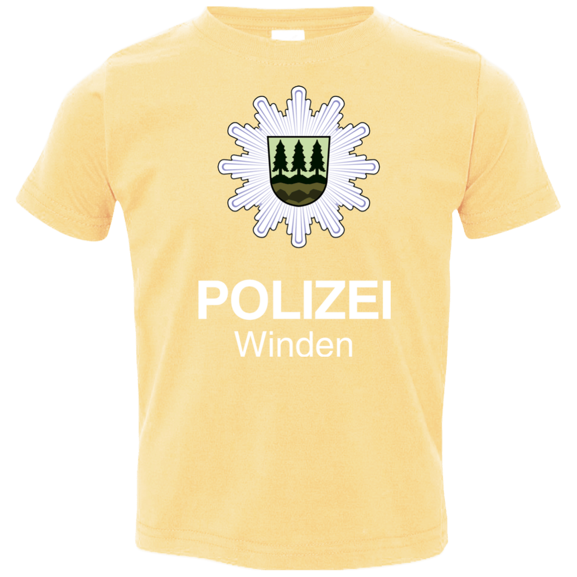 T-Shirts Butter / 2T Winden Polizei Toddler Premium T-Shirt