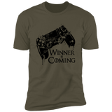 T-Shirts Military Green / S Winner is Coming Men's Premium T-Shirt