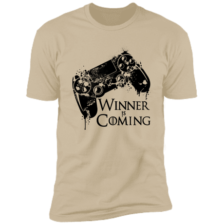 T-Shirts Sand / S Winner is Coming Men's Premium T-Shirt