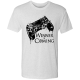 T-Shirts Heather White / S Winner is Coming Men's Triblend T-Shirt