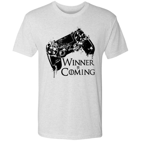 T-Shirts Heather White / S Winner is Coming Men's Triblend T-Shirt