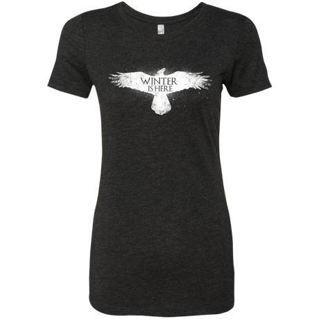 T-Shirts Vintage Black / Small Winter is here Women's Triblend T-Shirt