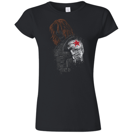 T-Shirts Black / S Winter Soldier Junior Slimmer-Fit T-Shirt