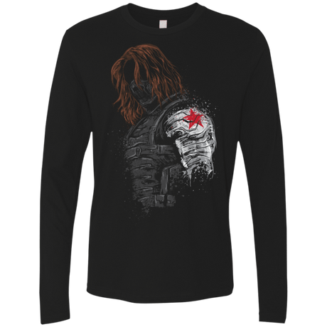 T-Shirts Black / S Winter Soldier Men's Premium Long Sleeve