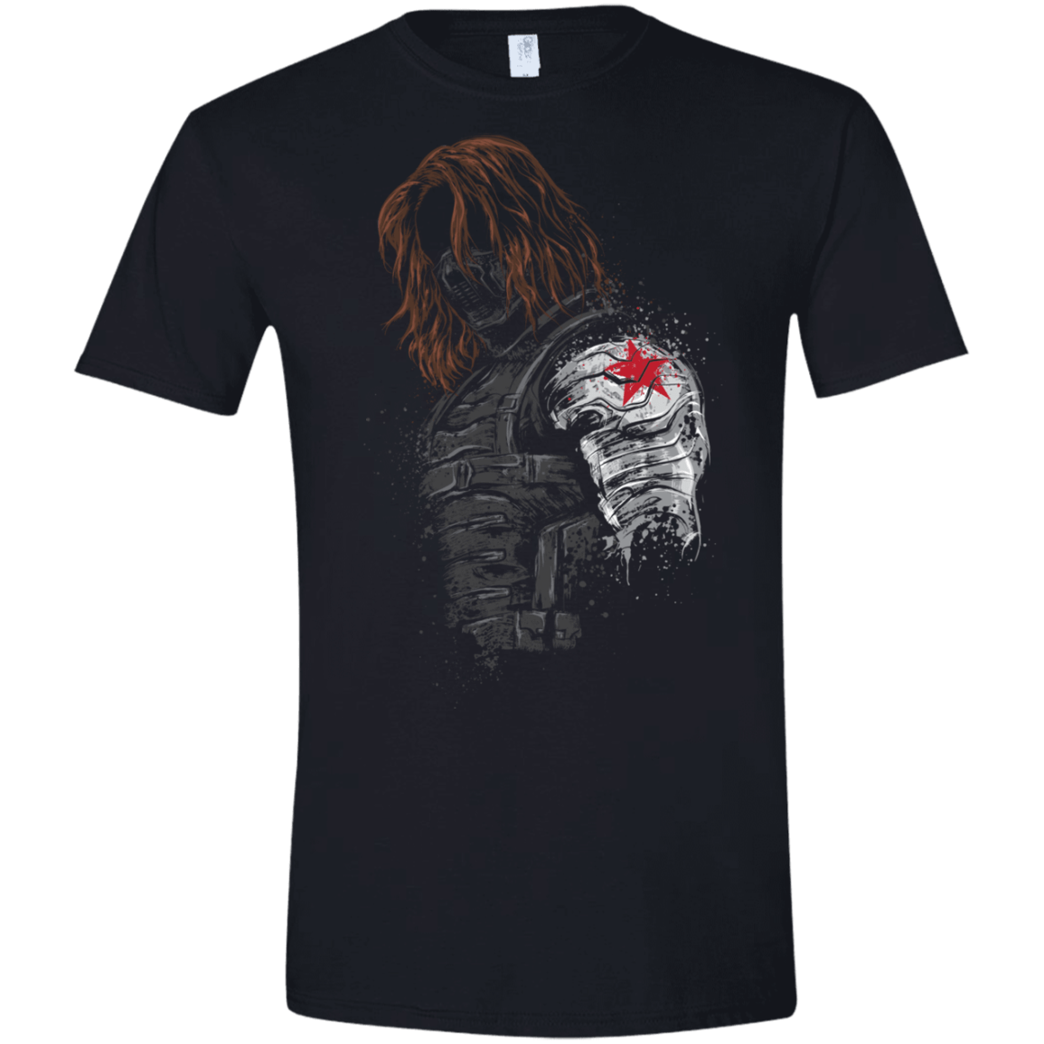 T-Shirts Black / X-Small Winter Soldier Men's Semi-Fitted Softstyle