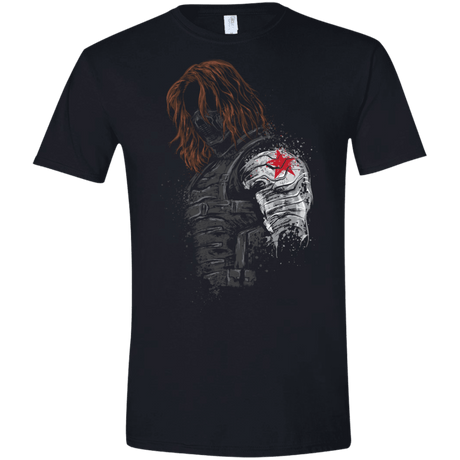 T-Shirts Black / X-Small Winter Soldier Men's Semi-Fitted Softstyle