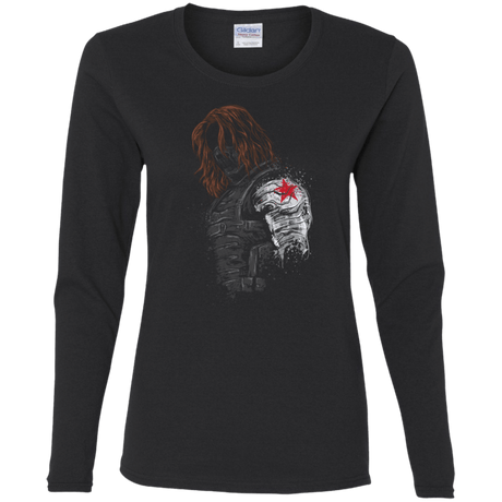 T-Shirts Black / S Winter Soldier Women's Long Sleeve T-Shirt