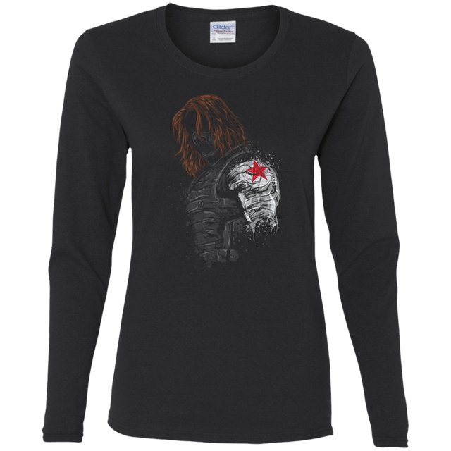 T-Shirts Black / S Winter Soldier Women's Long Sleeve T-Shirt