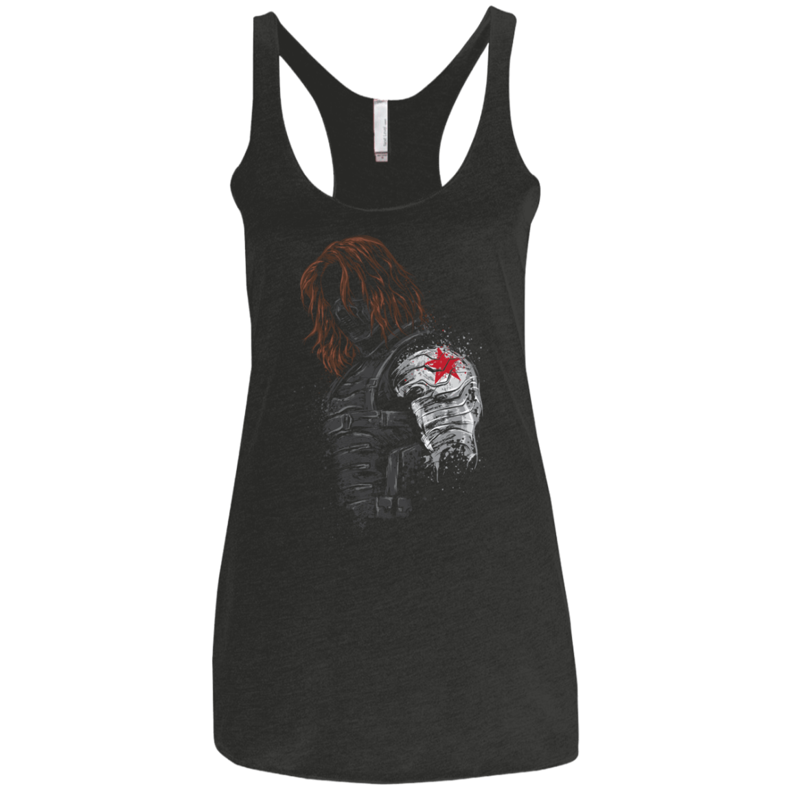 T-Shirts Vintage Black / X-Small Winter Soldier Women's Triblend Racerback Tank