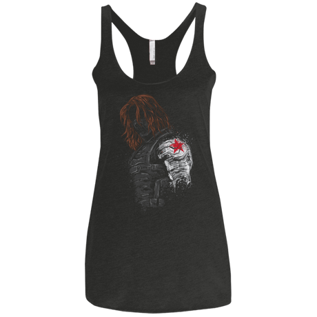 T-Shirts Vintage Black / X-Small Winter Soldier Women's Triblend Racerback Tank