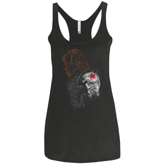 T-Shirts Vintage Black / X-Small Winter Soldier Women's Triblend Racerback Tank