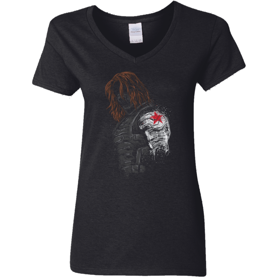 T-Shirts Black / S Winter Soldier Women's V-Neck T-Shirt