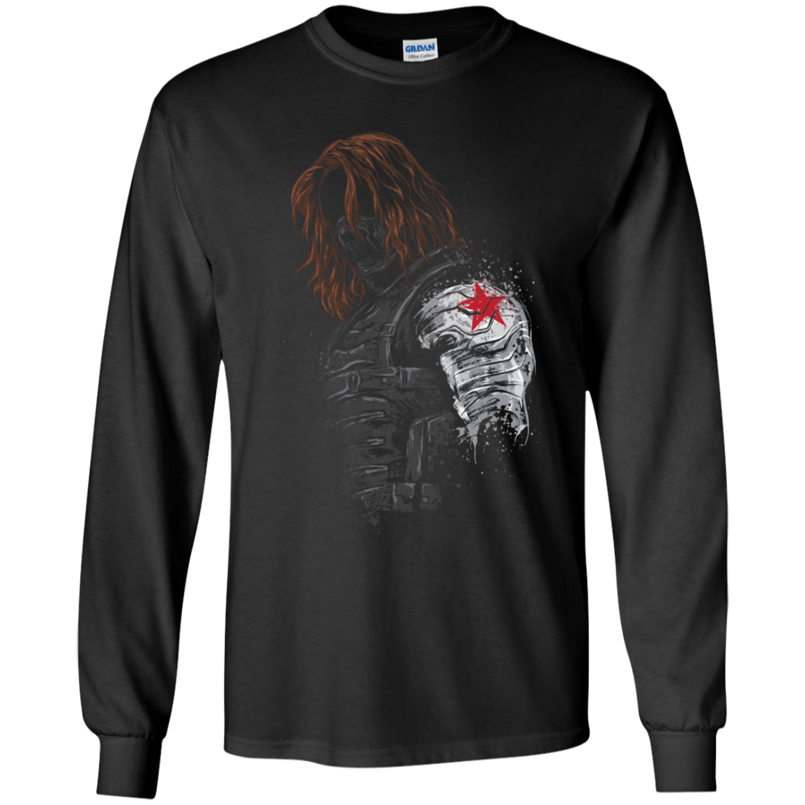 T-Shirts Black / YS Winter Soldier Youth Long Sleeve T-Shirt