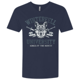 T-Shirts Midnight Navy / X-Small Winterfell U Men's Premium V-Neck