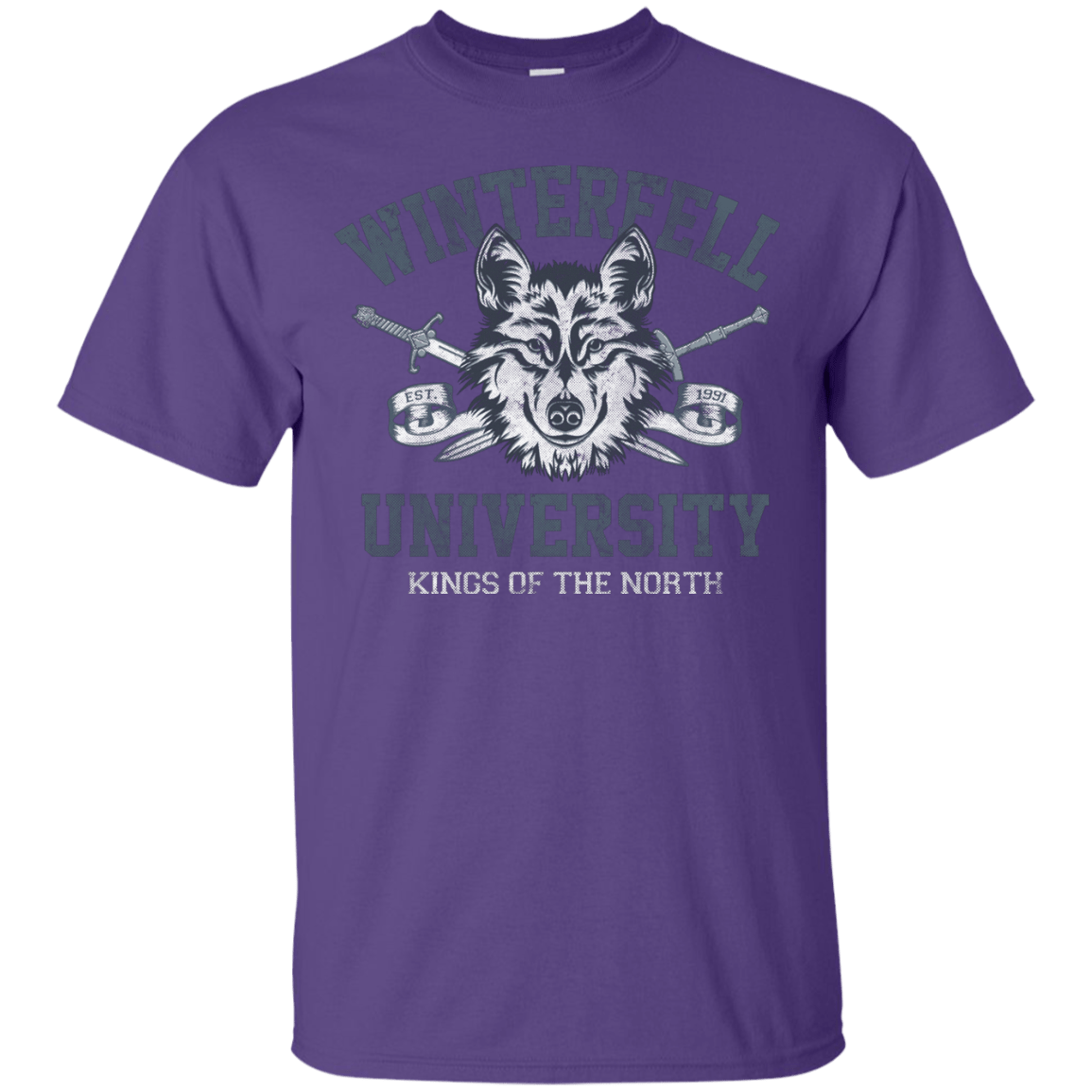 T-Shirts Purple / Small Winterfell U T-Shirt