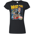 T-Shirts Black / S Wise-Oh's Junior Slimmer-Fit T-Shirt