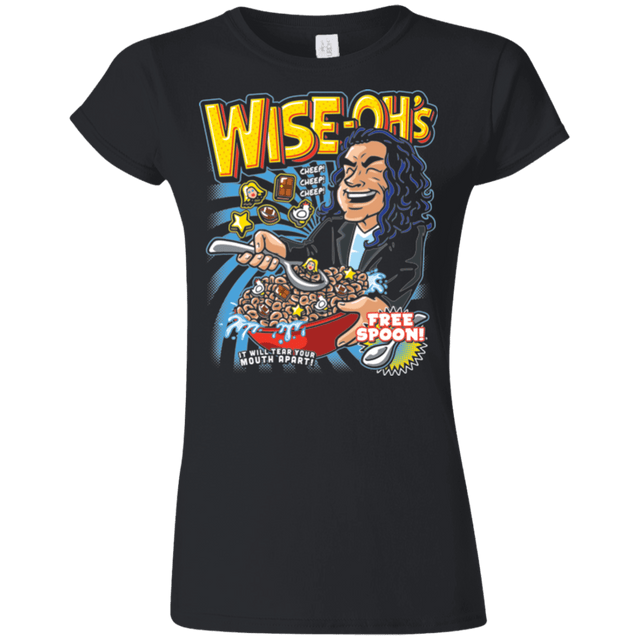 T-Shirts Black / S Wise-Oh's Junior Slimmer-Fit T-Shirt