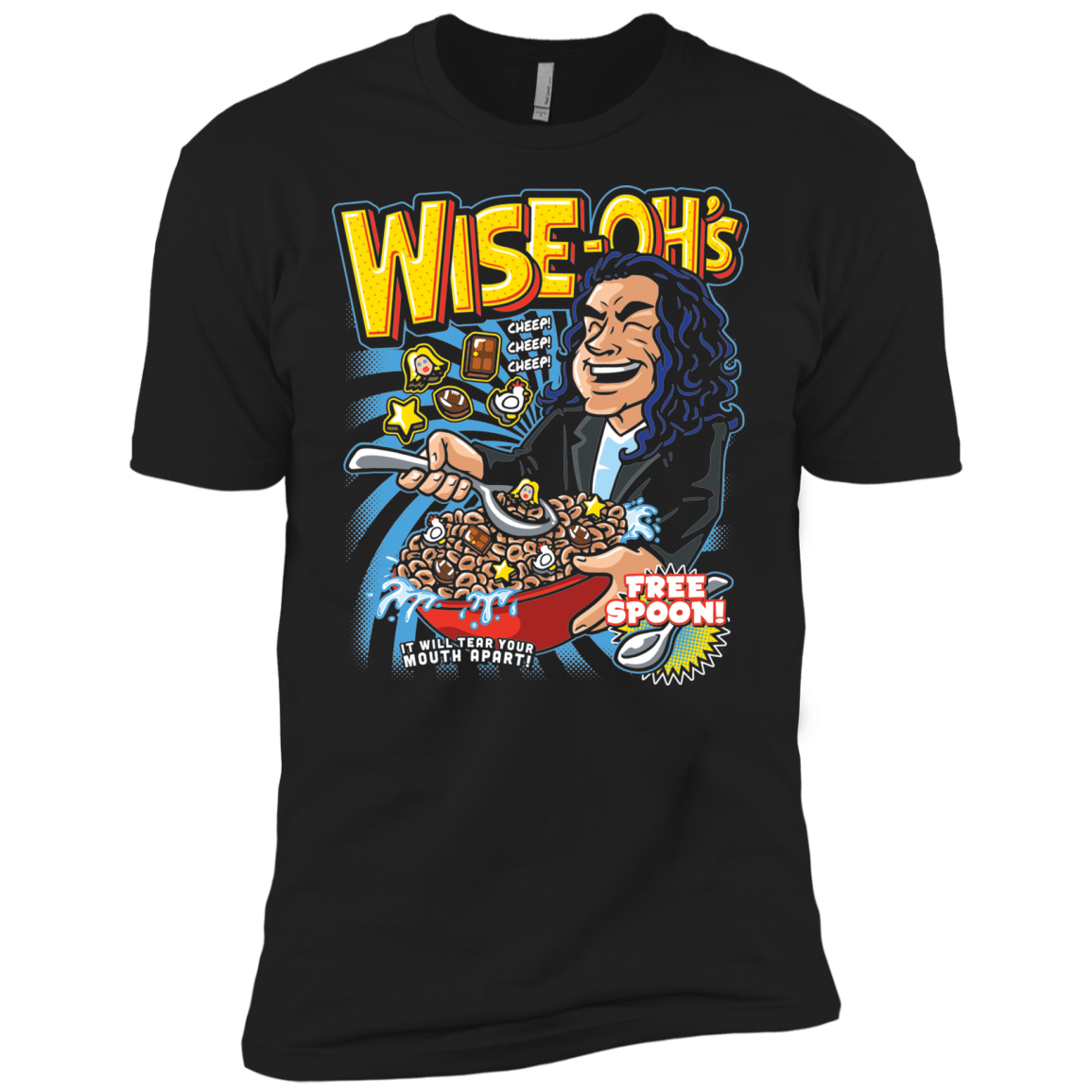 T-Shirts Black / X-Small Wise-Oh's Men's Premium T-Shirt