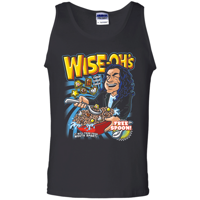 T-Shirts Black / S Wise-Oh's Men's Tank Top