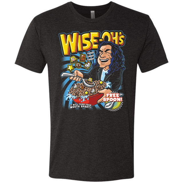 T-Shirts Vintage Black / S Wise-Oh's Men's Triblend T-Shirt