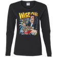 T-Shirts Black / S Wise-Oh's Women's Long Sleeve T-Shirt