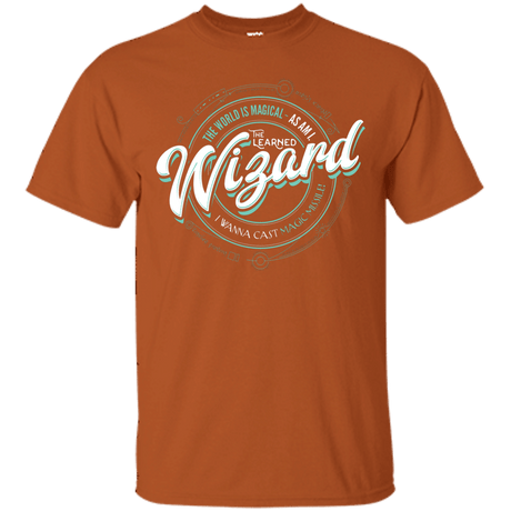 T-Shirts Texas Orange / S Wizard T-Shirt