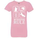T-Shirts Light Pink / YXS Wizards Rule Girls Premium T-Shirt
