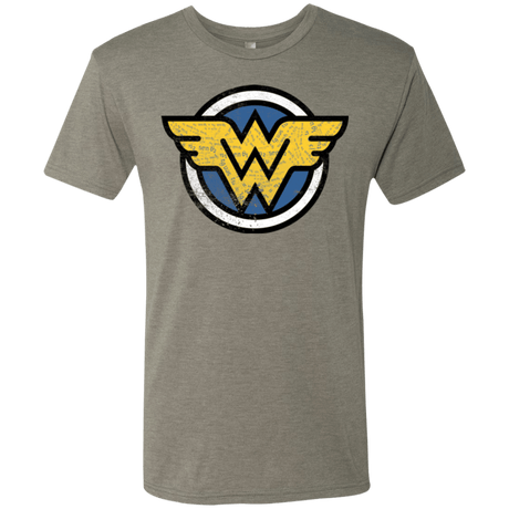 T-Shirts Venetian Grey / Small WONDER WOMAN Men's Triblend T-Shirt