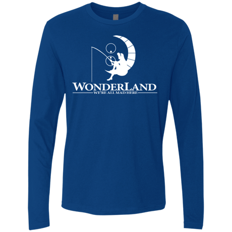 T-Shirts Royal / Small Wonderland Animation Men's Premium Long Sleeve