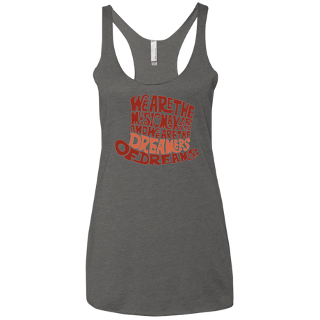 T-Shirts Premium Heather / X-Small Wonka Brown Women's Triblend Racerback Tank