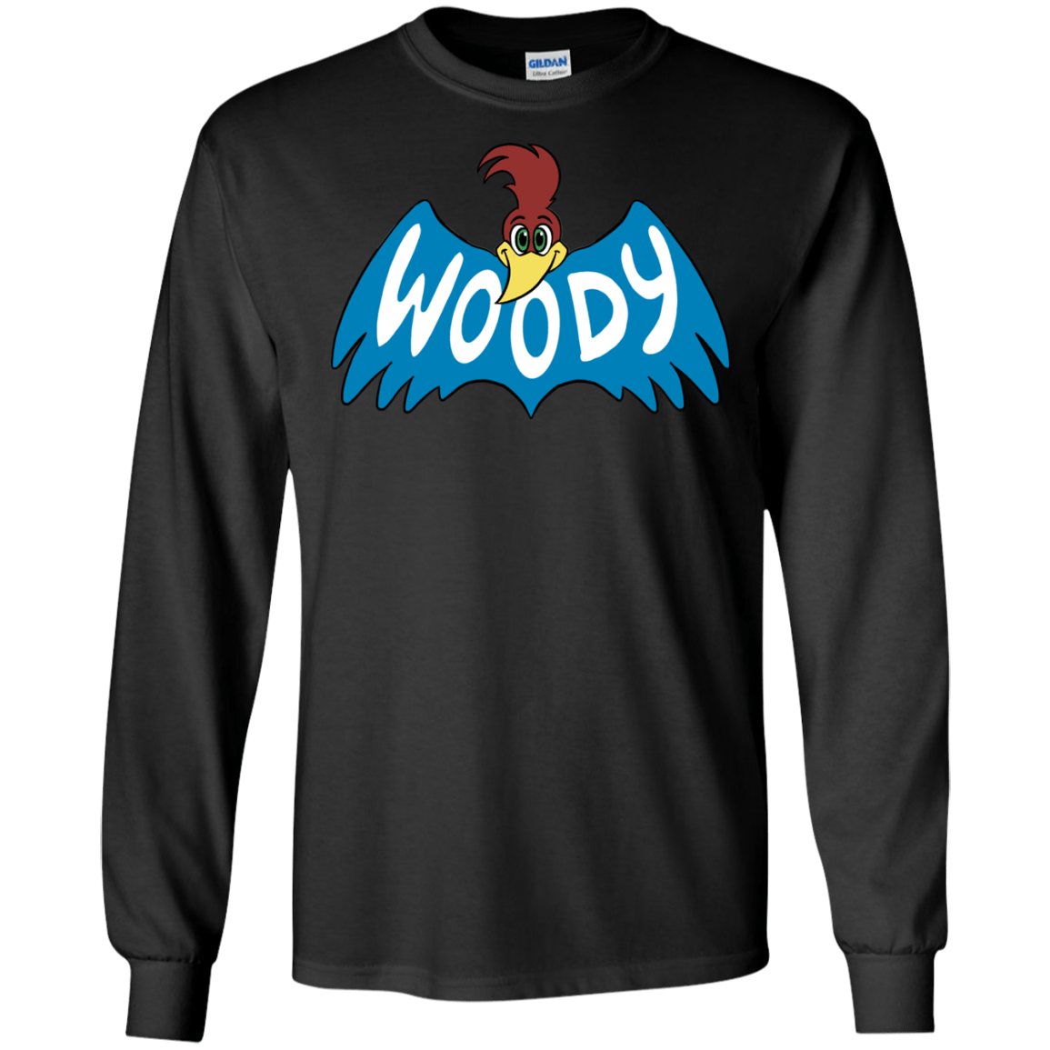 T-Shirts Black / S Woodpecker Men's Long Sleeve T-Shirt