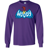 T-Shirts Purple / S Woodpecker Men's Long Sleeve T-Shirt