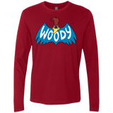 T-Shirts Cardinal / S Woodpecker Men's Premium Long Sleeve