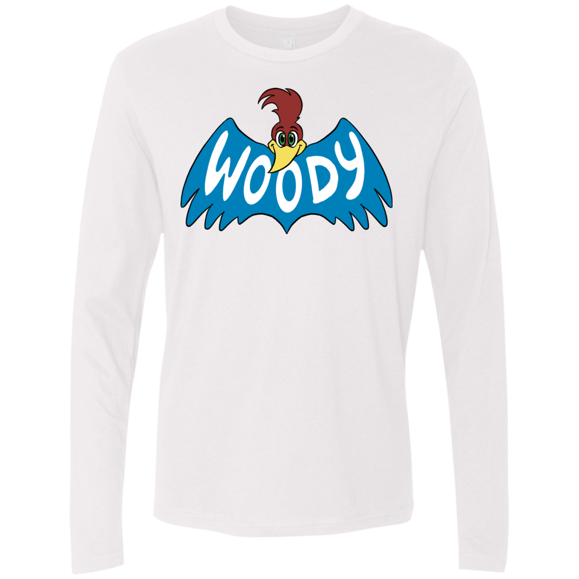 T-Shirts White / S Woodpecker Men's Premium Long Sleeve