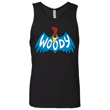 T-Shirts Black / S Woodpecker Men's Premium Tank Top