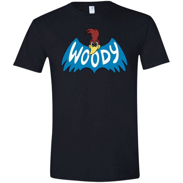 T-Shirts Black / X-Small Woodpecker Men's Semi-Fitted Softstyle